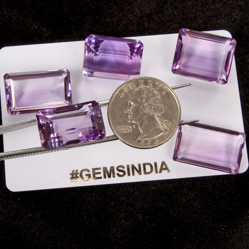 Amethyst Loose Gemstone, Untreated, Purple — 20mm to 23mm, 146.60 Ct, Brazil