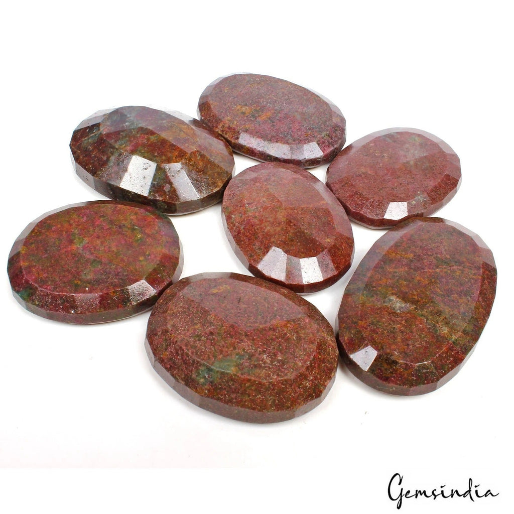 Natural Untreated Red Ruby Lot 2600 Ct Oval Cut Loose Huge Gemstones 52-66mm/7Pc