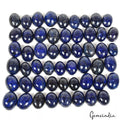Certified 500 Cts/53 Pcs Natural Blue Sapphire Oval Cab Loose Gems For Jewelr