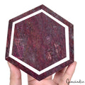 1.83 Kilo Natural Red Ruby Huge Museum Size Hexagon Cut Earth Mined Loose Gems