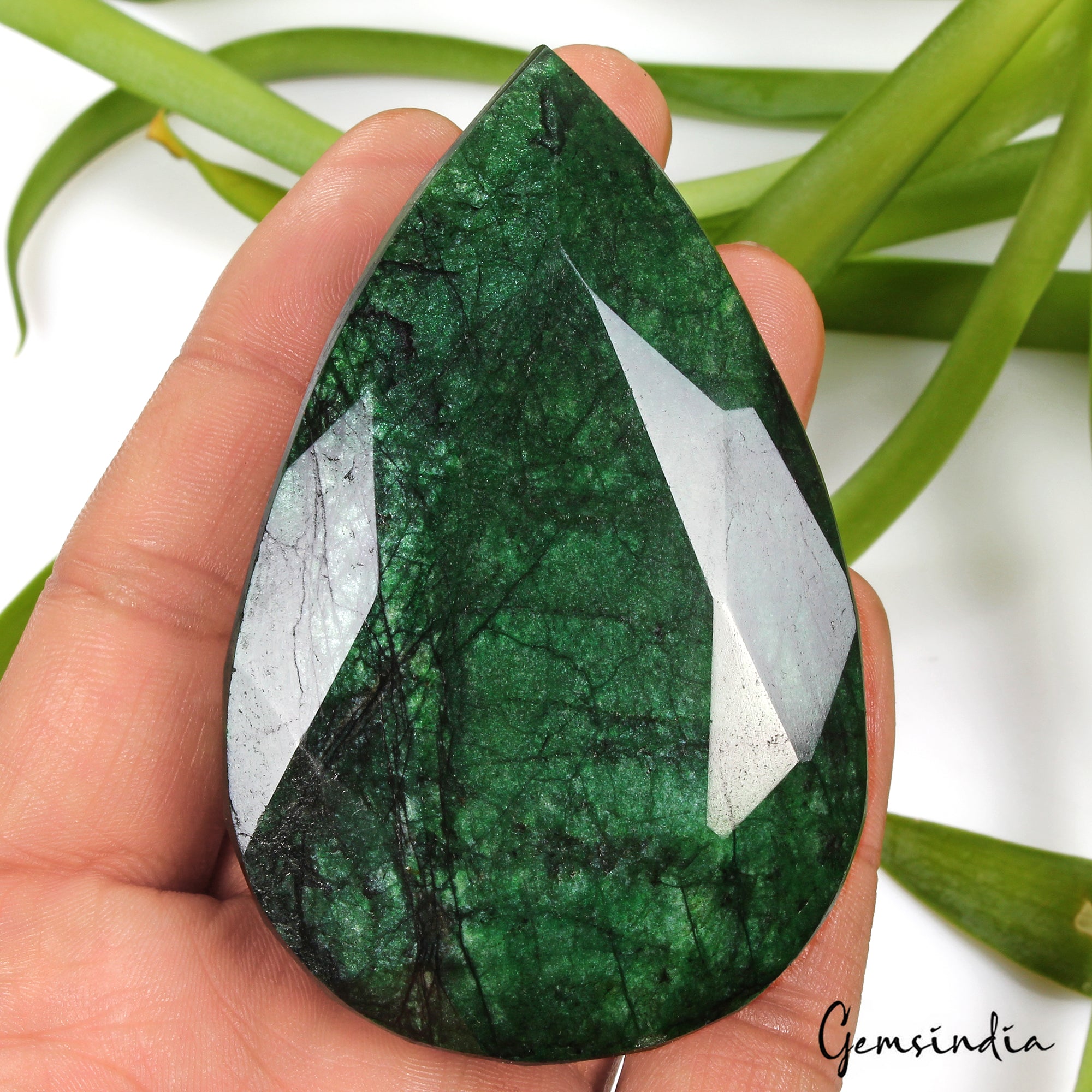 800 Cts Natural Green Emerald Pear Cut Huge Earth mined Museum Size Gemstone