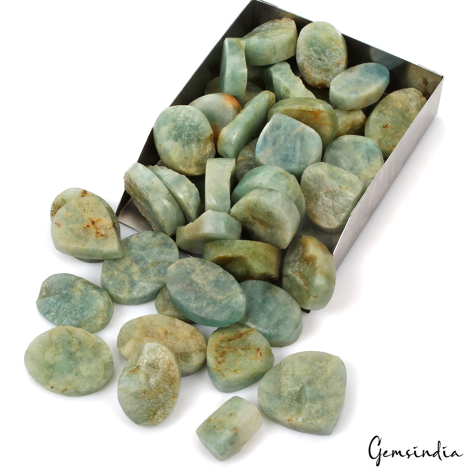 2600Ct/45 Pcs Natural Untreated Beryl Aquamarine Rough Druzy Wholesale Gems Lot