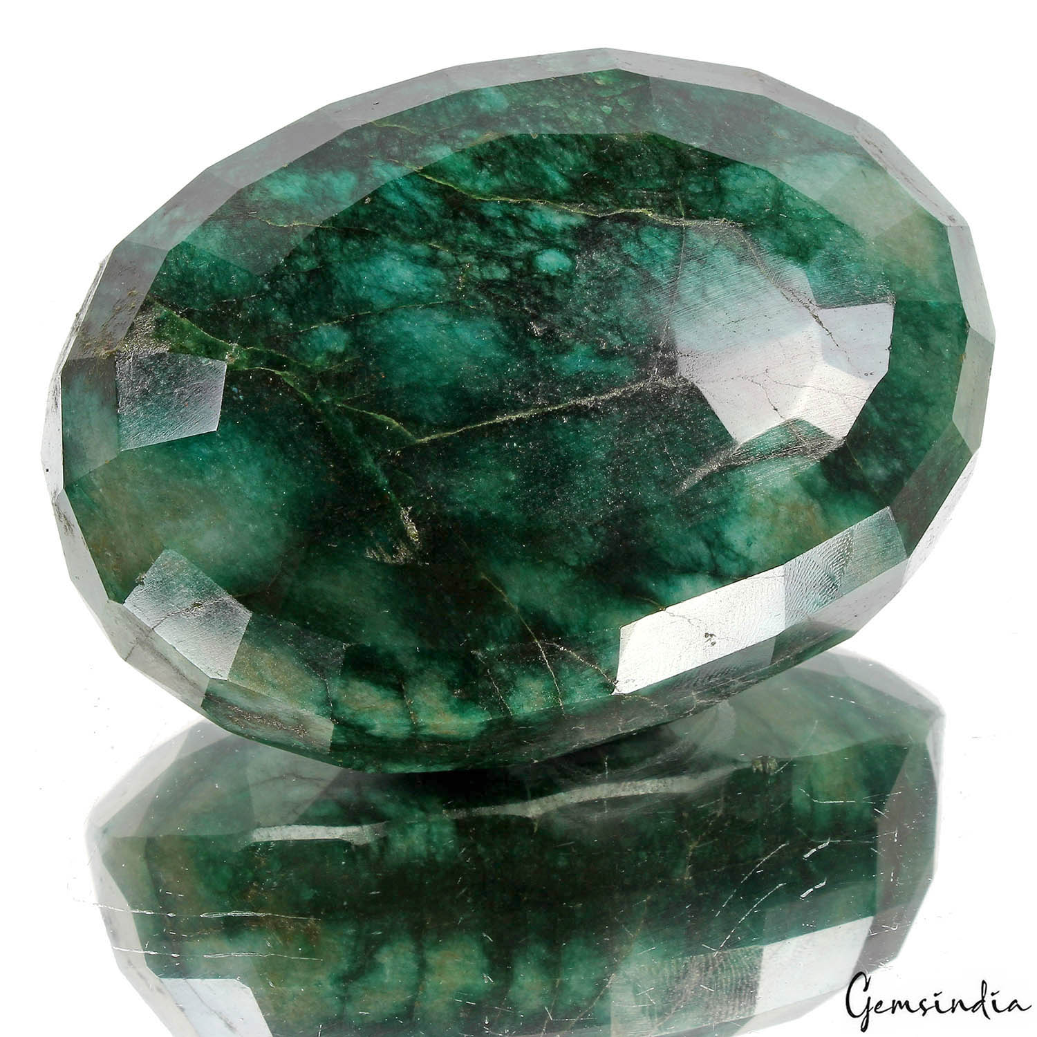 1740 Ct Natural Green Brazilian Emerald Oval Cut Earth Mined Huge Size Gemstone