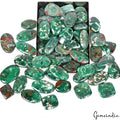 Azurite Lot, Cabochon, Untreated — 67 Pieces, 21mm to 42mm, 2500 Ct, Madagascar