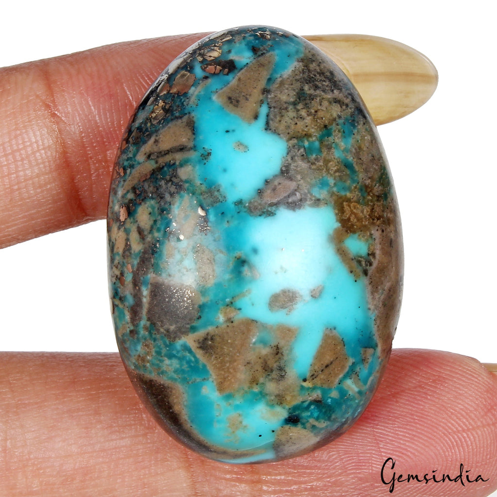 96.50Ct Certified Natural Turquoise(Firoza) Top Quality Loose Untreated Gemstone
