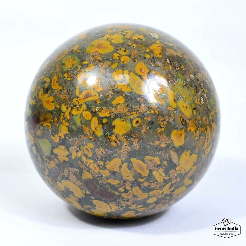 Jasper Sphere, Untreated — 3" in diameter, 3640 Ct