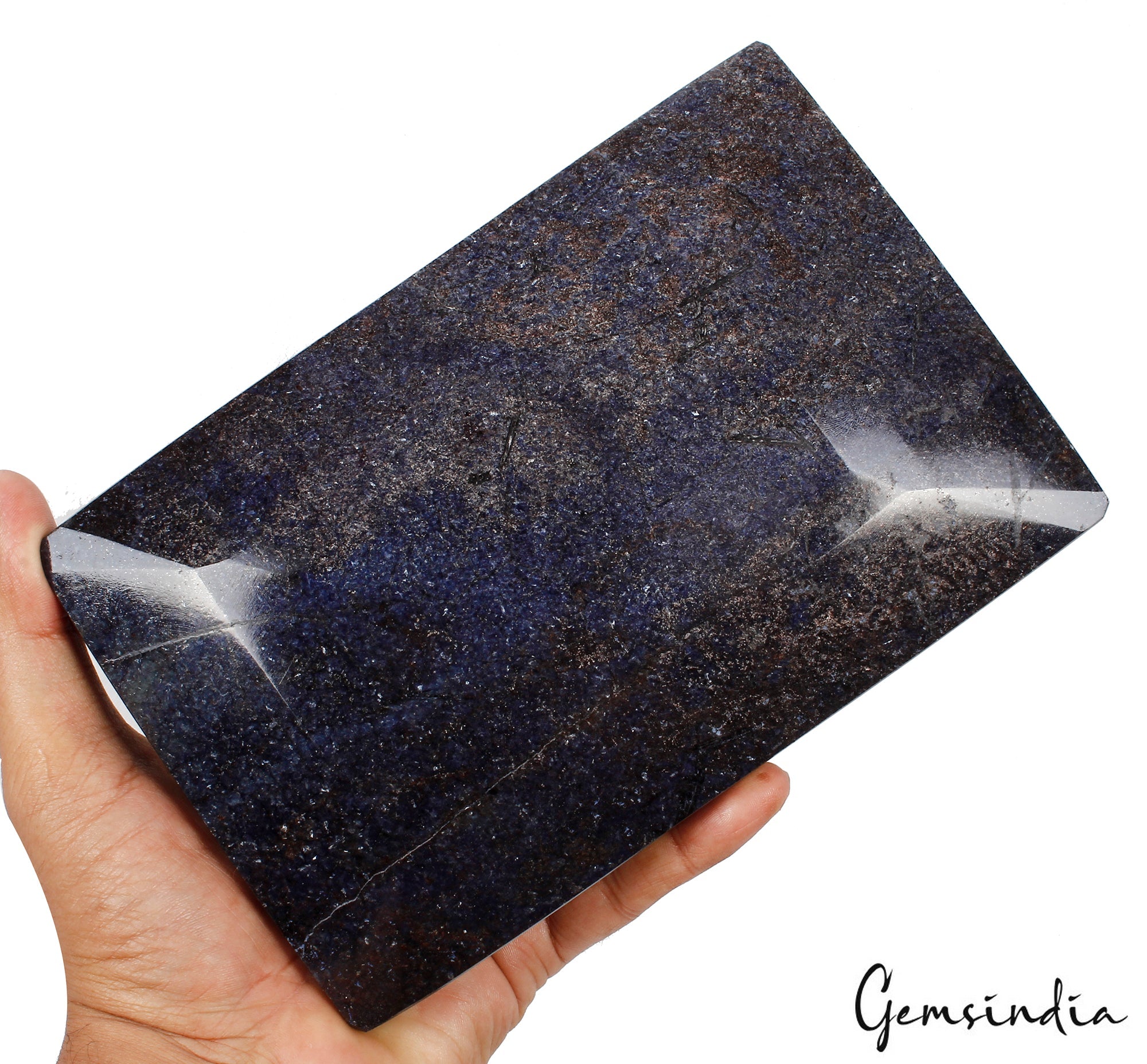 3.4 Kilo Natural Blue Sapphire Large Museum Size Top Grade Madagascar Gemstone