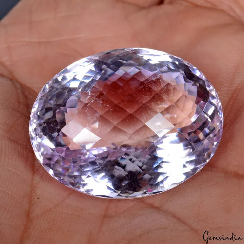 Amethyst Loose Gemstone, Untreated, Purple — 27 x 21 x 16mm, 54.30 Ct