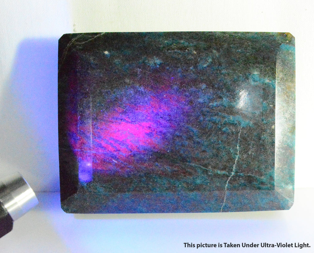 4.5 kilo Natural Untreated Ruby Kyanite Octagon Cut Huge Earth mined Gemstone