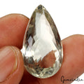 32.50 Ct Certified Natural Green Amethyst (prasiolite) 29x16mm Pear Cut Gemstone