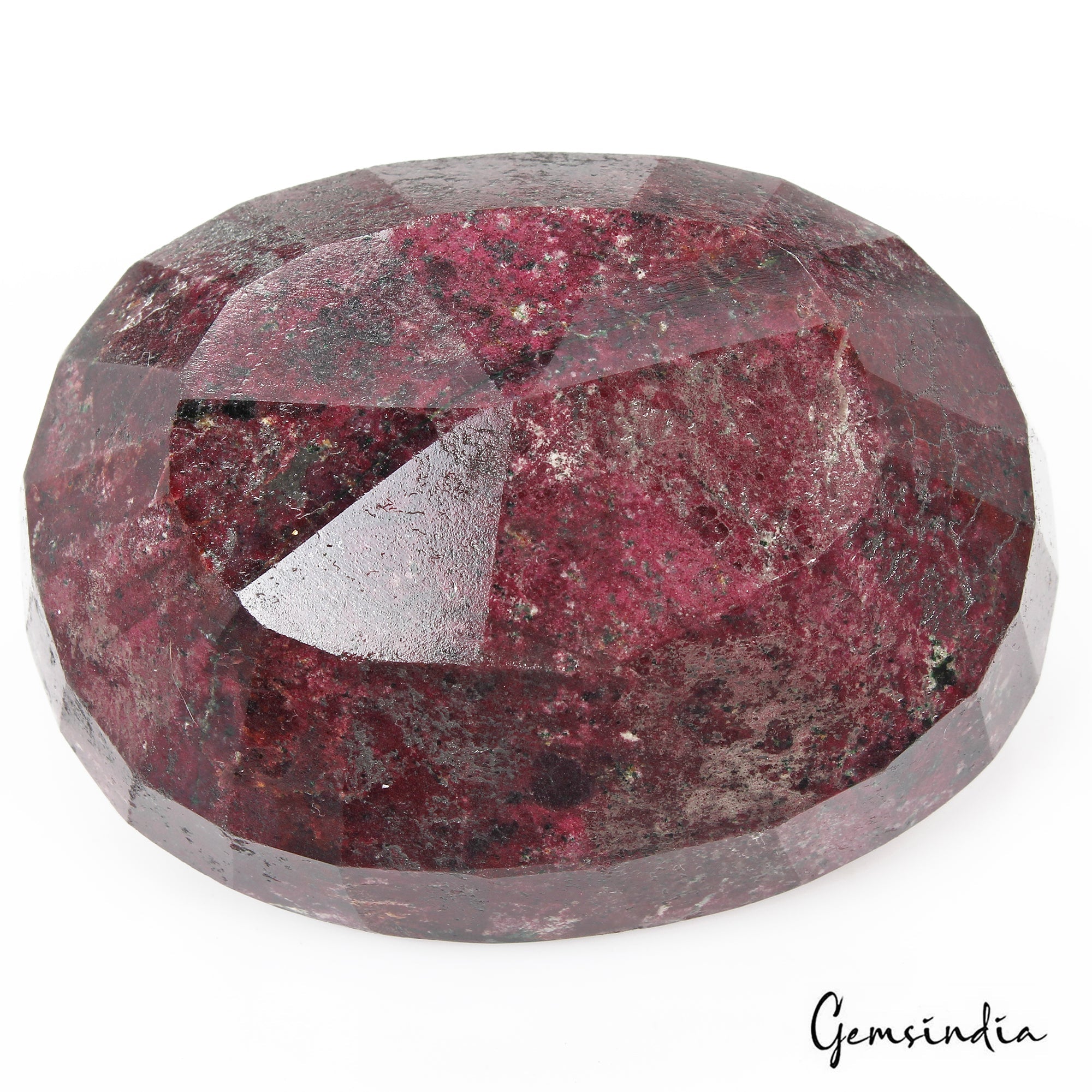Natural Untreated Red Ruby 740 Gram Very Large Oval Cut Faceted Loose Gemstone