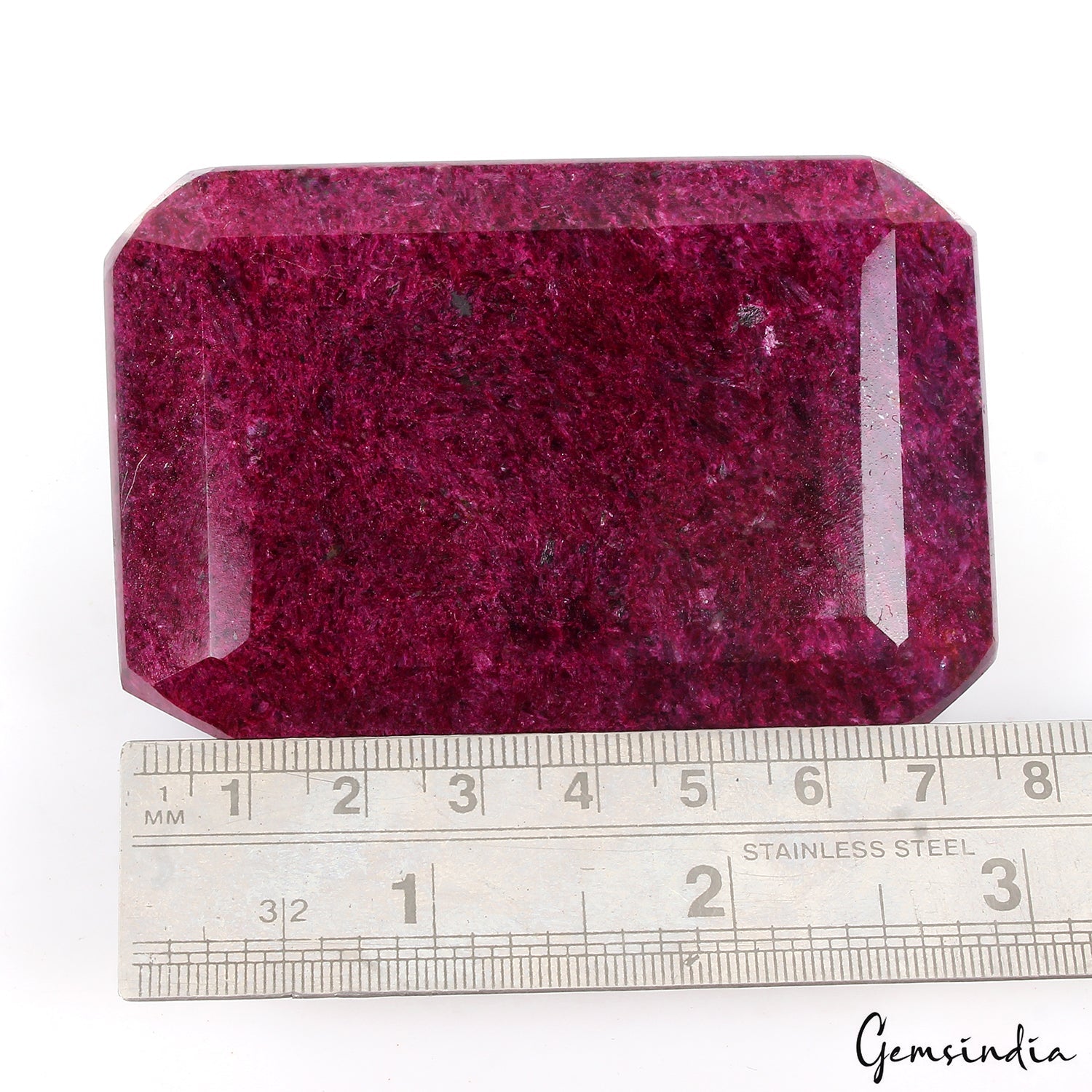 1780 Cts Natural Ruby Huge Octagon Faceted Earth Mined Gemstone From Madagascar