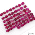 500 Ct Natural Red Pink Beryl Oval Faceted Loose Wholesale Gemstone Lot 57 Pcs