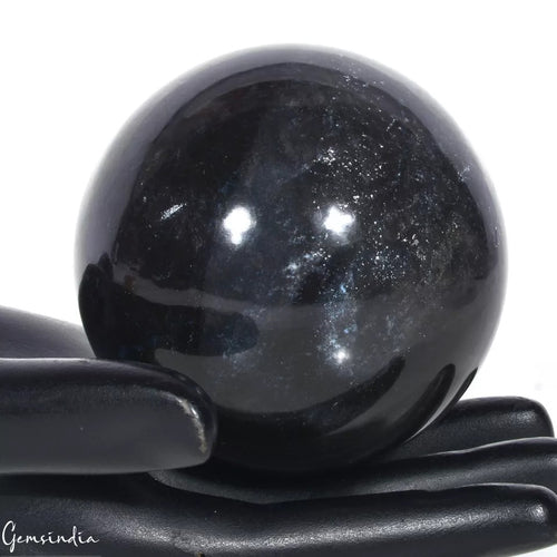 Agate Sphere, Black — 2.9 Inch in diameter, 3240 Ct, Madagascar