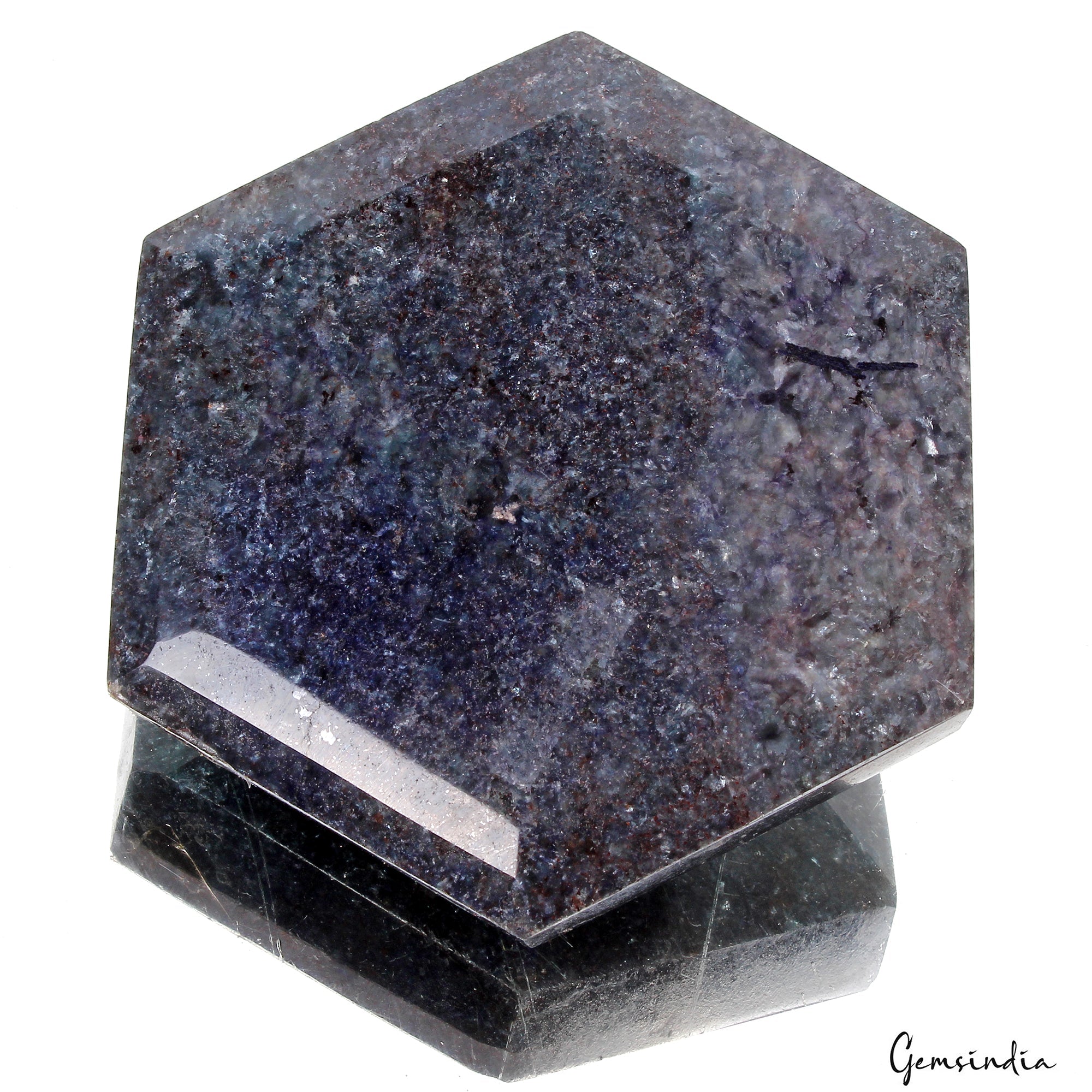 290 gram Natural Huge Blue Sapphire Earth-Mined Hexagon Cut Loose Gemstone