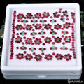 2.5mm-3mm Round Cut Natural Emerald Ruby Loose Jewelry Kind Gemstones~300 Pcs