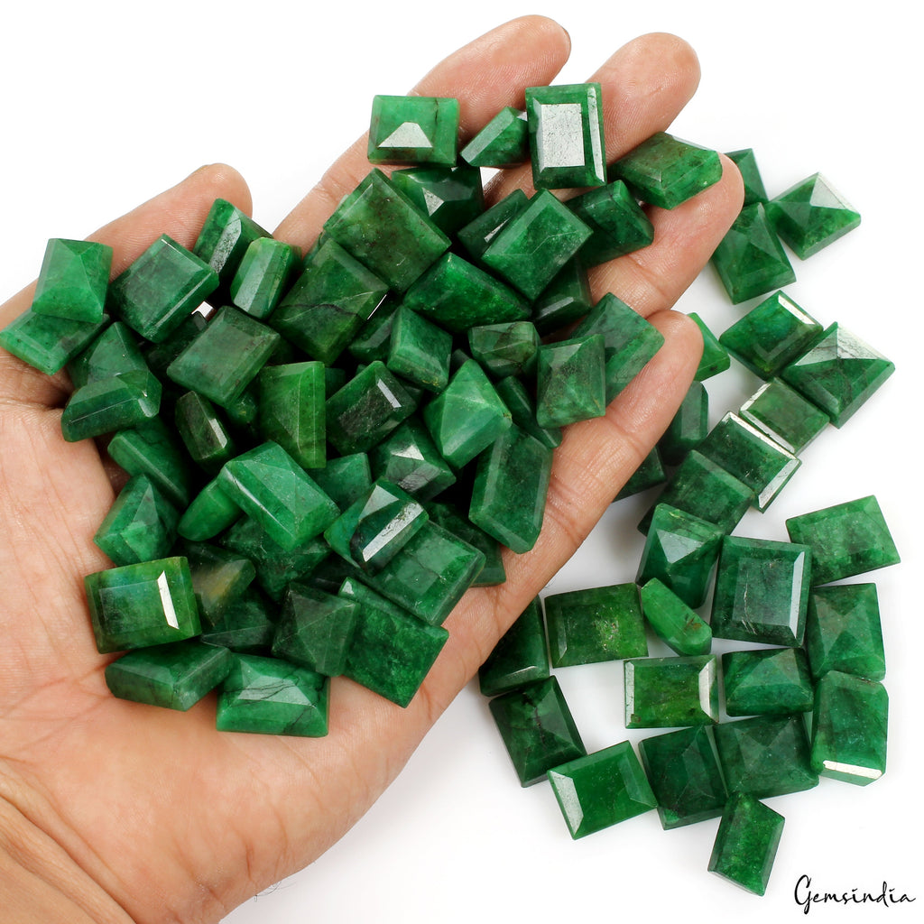 Natural Certified Baguette Cut Colombian Green Emerald 1500 Ct Loose Gemstones