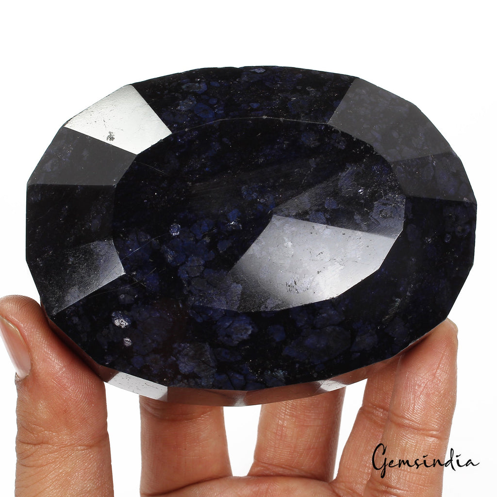 Museum Size 3540 Cts Natural African Dark Blue Sapphire Oval Cut Loose Huge Gem