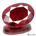 300 Cts Natural Blood Red Ruby Oval Faceted Cut Earth Mined Loose Huge Size Gem