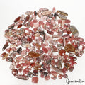 1260 Ct/170 Pcs Natural Untreated Bi Color Rhodochrosite Mix Cab Loose Gems Lot