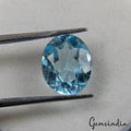 5.00 Ct Sky Blue Topaz Oval Genuine Natural Loose Certified Gemstone~ 11x9x5mm