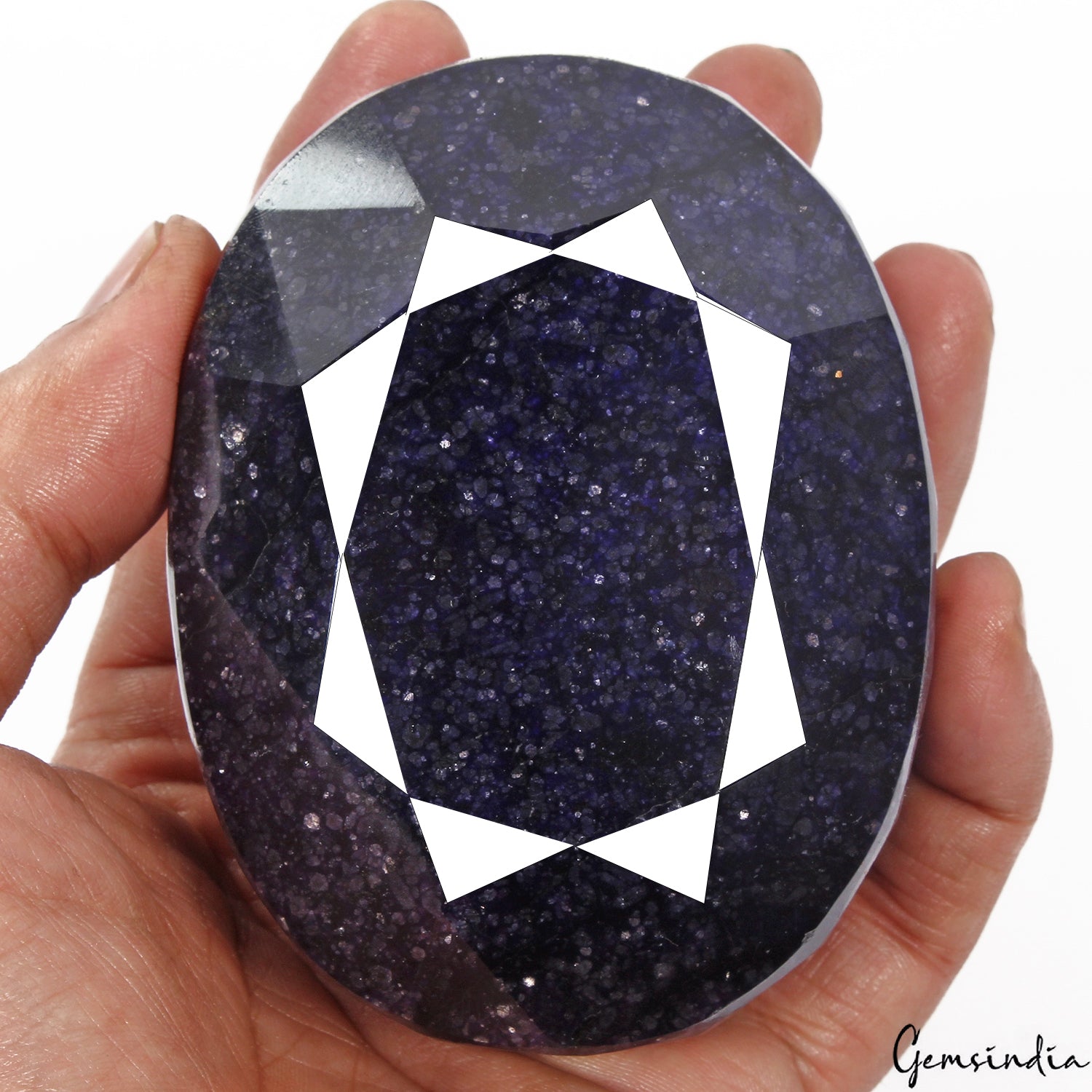 Certified 3300 Cts Natural African Blue Sapphire Oval Huge Loose Museum Size Gem