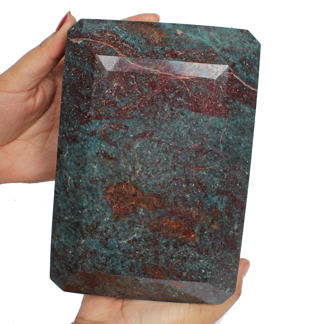 Ruby Loose Gemstone, Octagon Cut, Untreated — 7.5x5.25x3 Inches, 26500 Ct (5.3 Kg), Madagascar