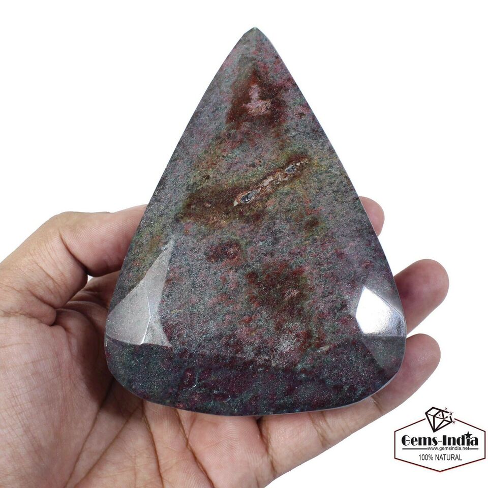 Ruby Kyanite Loose Gemstone, Pear Faceted, Untreated — 4.5X3.5X2.3 Inches, 5100 Ct (1.02 Kg), Madagascar