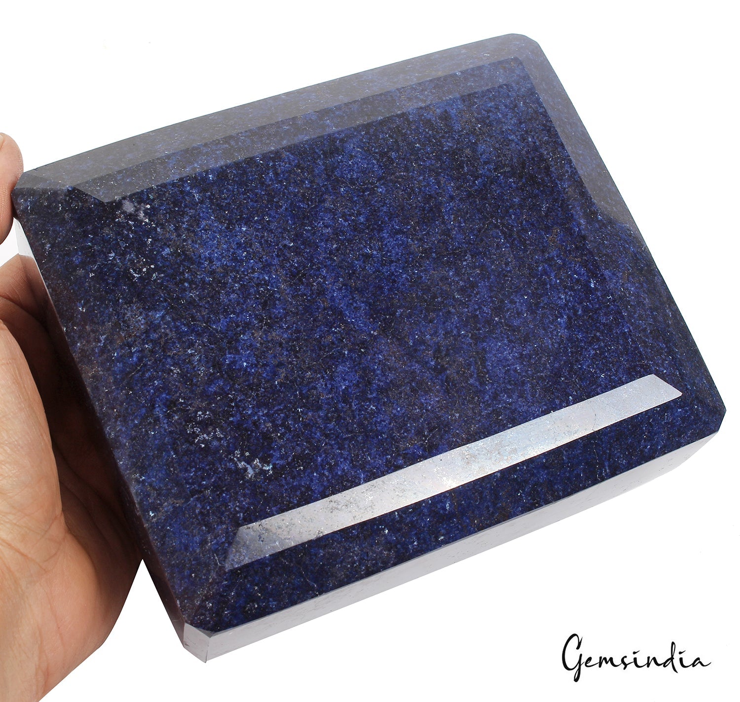 5 Kilo Natural Blue Sapphire Octagon Cut Large Madagascar Earth mined Gemstone