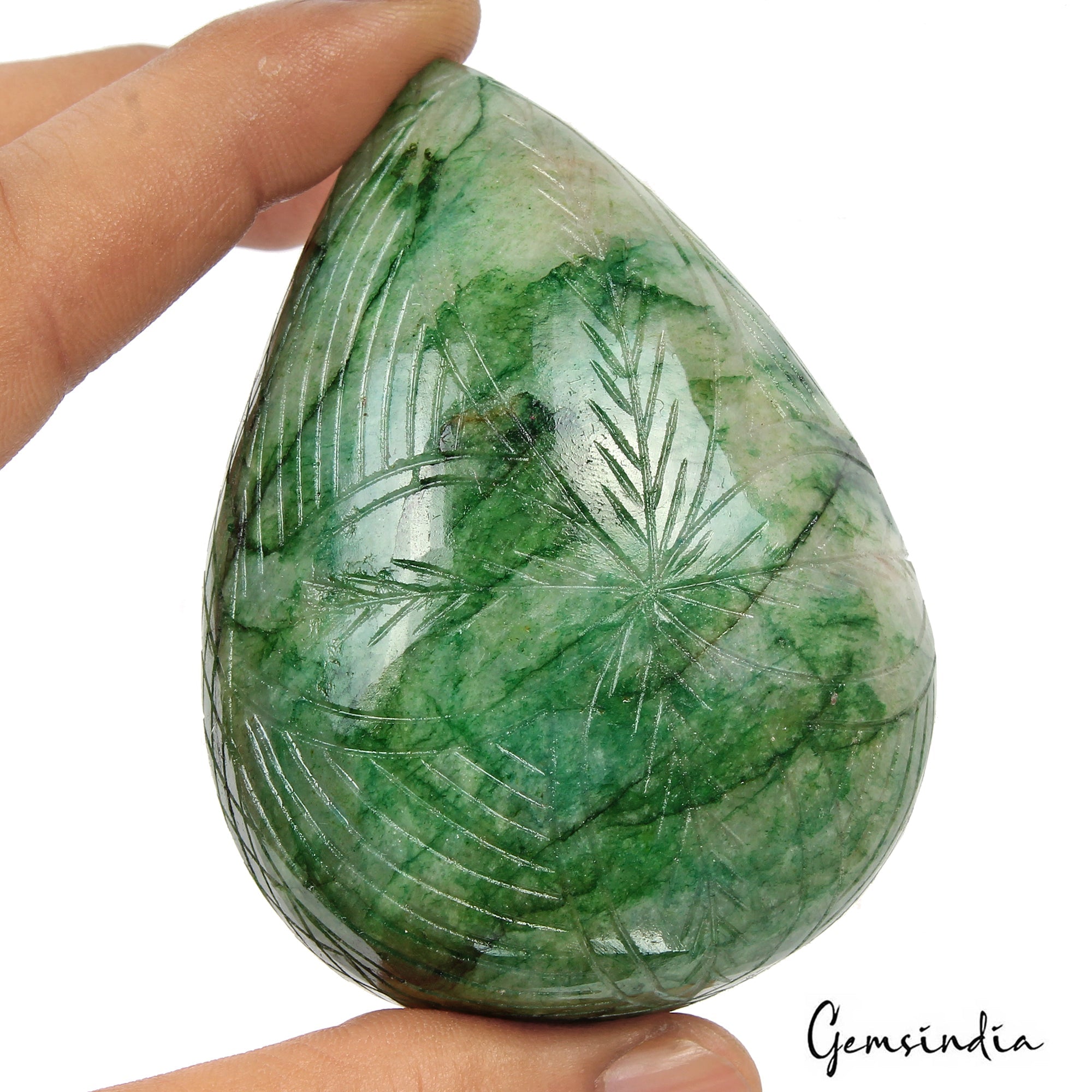 1000 Cts Green Brazilian Emerald Pear Cut Earth Mined Museum Size Loose Gemstone
