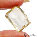 Citrine Loose Gemstone, Untreated, Yellow — 21x16x9 mm, 27.60 Ct