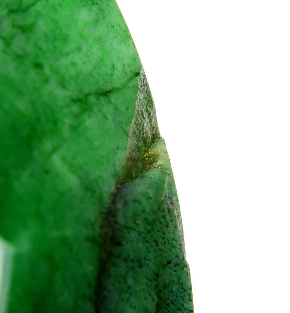 2460 Cts Natural Brazilian Green Emerald Oval Faceted Loose Huge Museum Size Gem