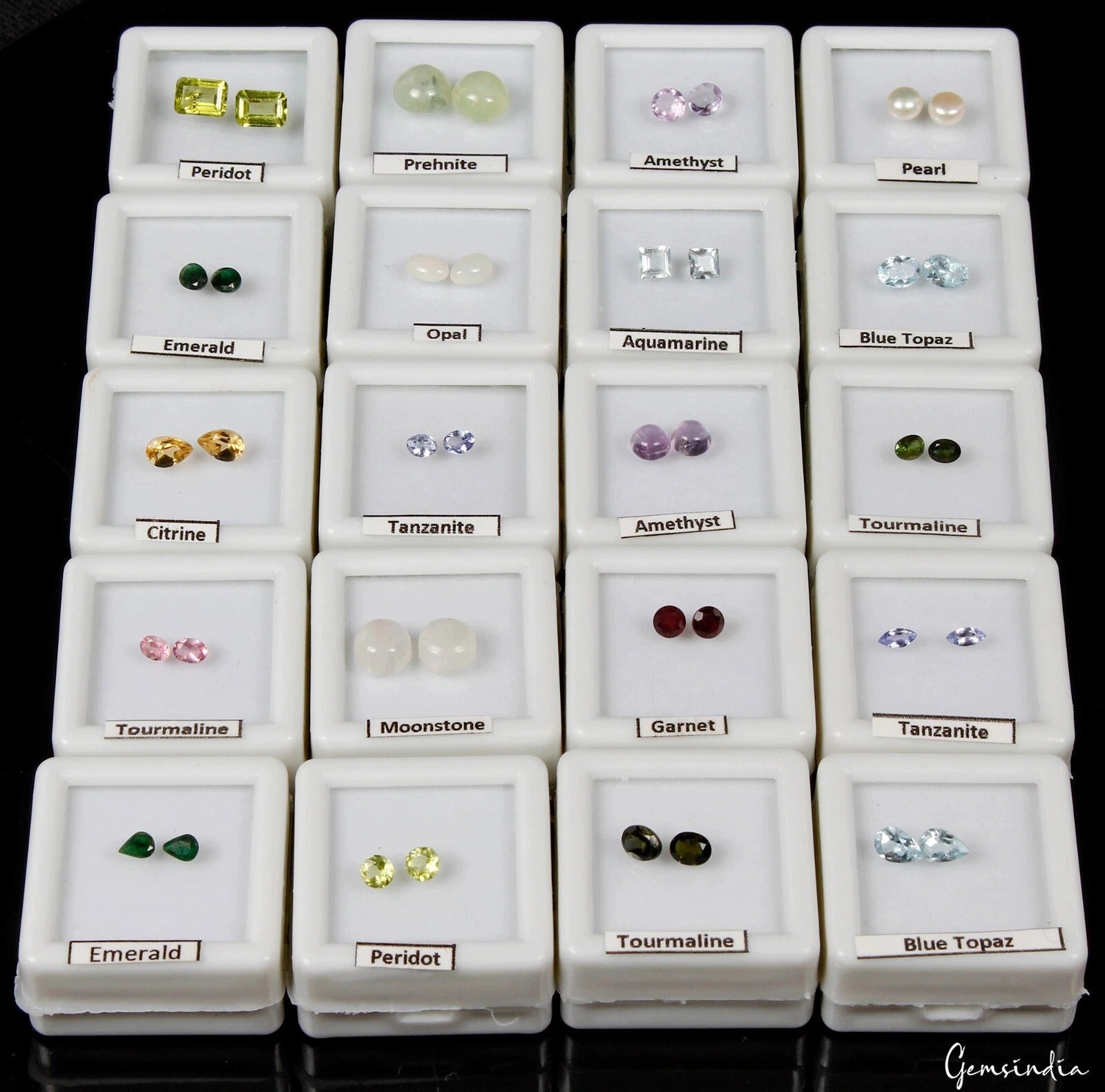 Citrine Lot, Loose Gemstone, Untreated — 40 Pieces, 4mm to 8mm, 21.60 Ct