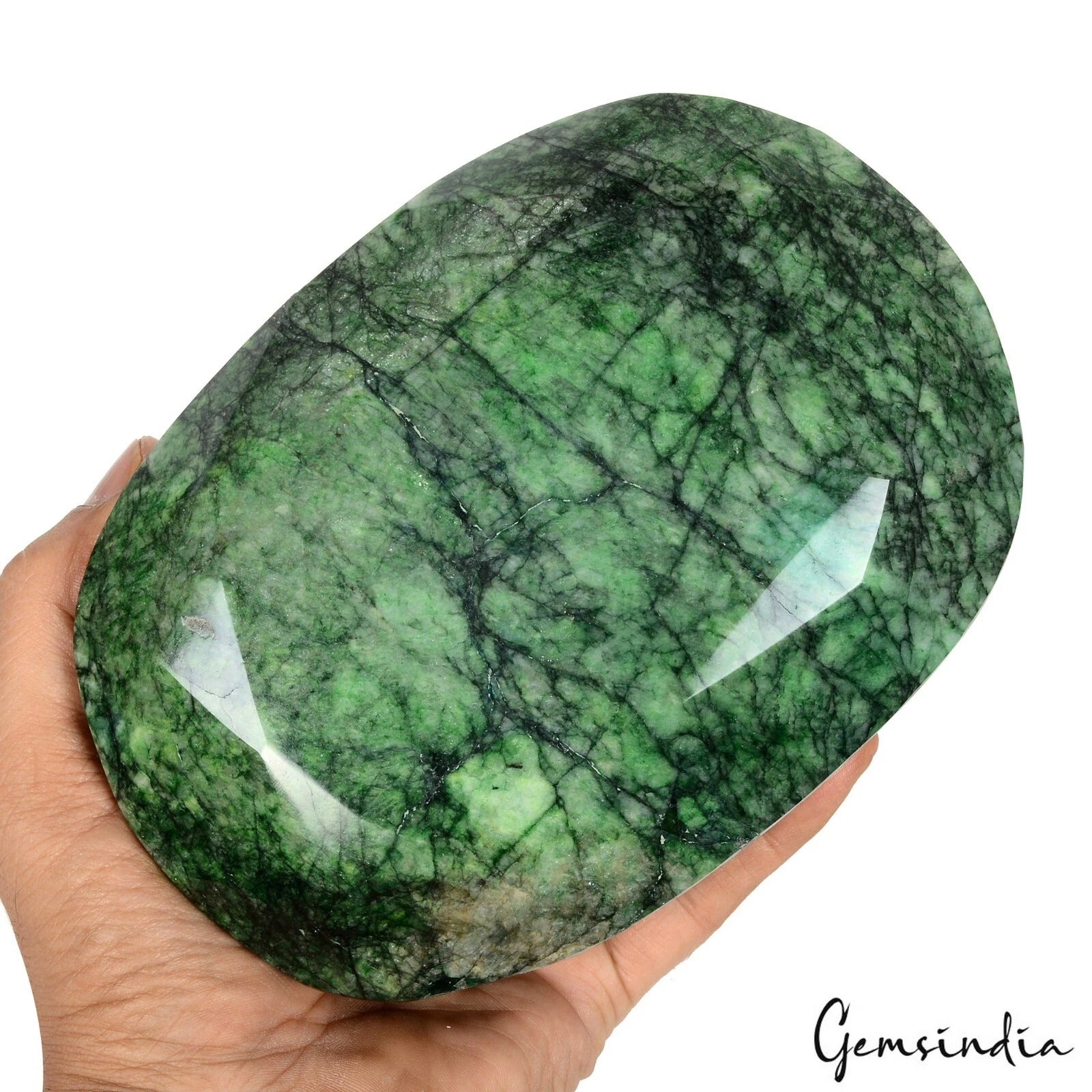 Museum Size 2.7 Kg Natural Brazilian Green Emerald Oval Cut Huge Earth Mined Gem