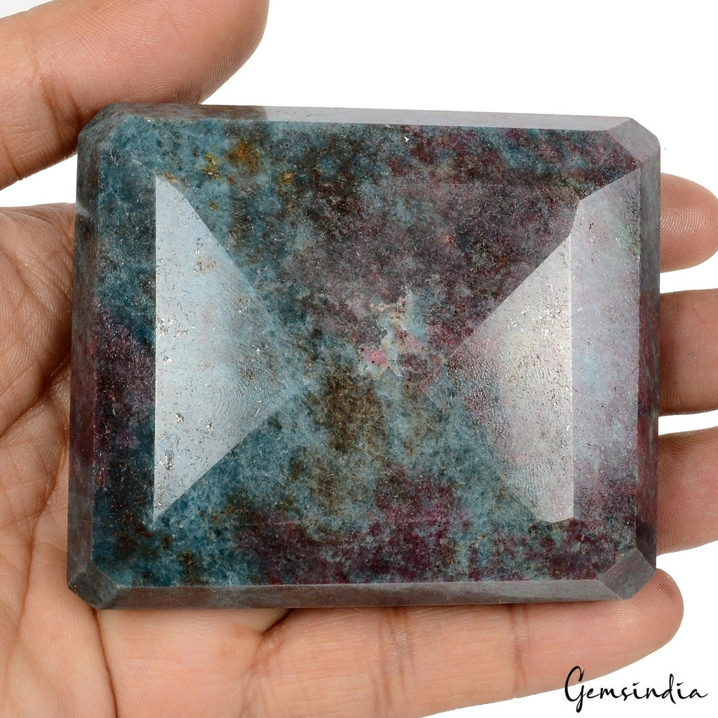 2300 Cts Natural Ruby Kyanite Untreated Huge Size Octagon Cut Certified Gemstone
