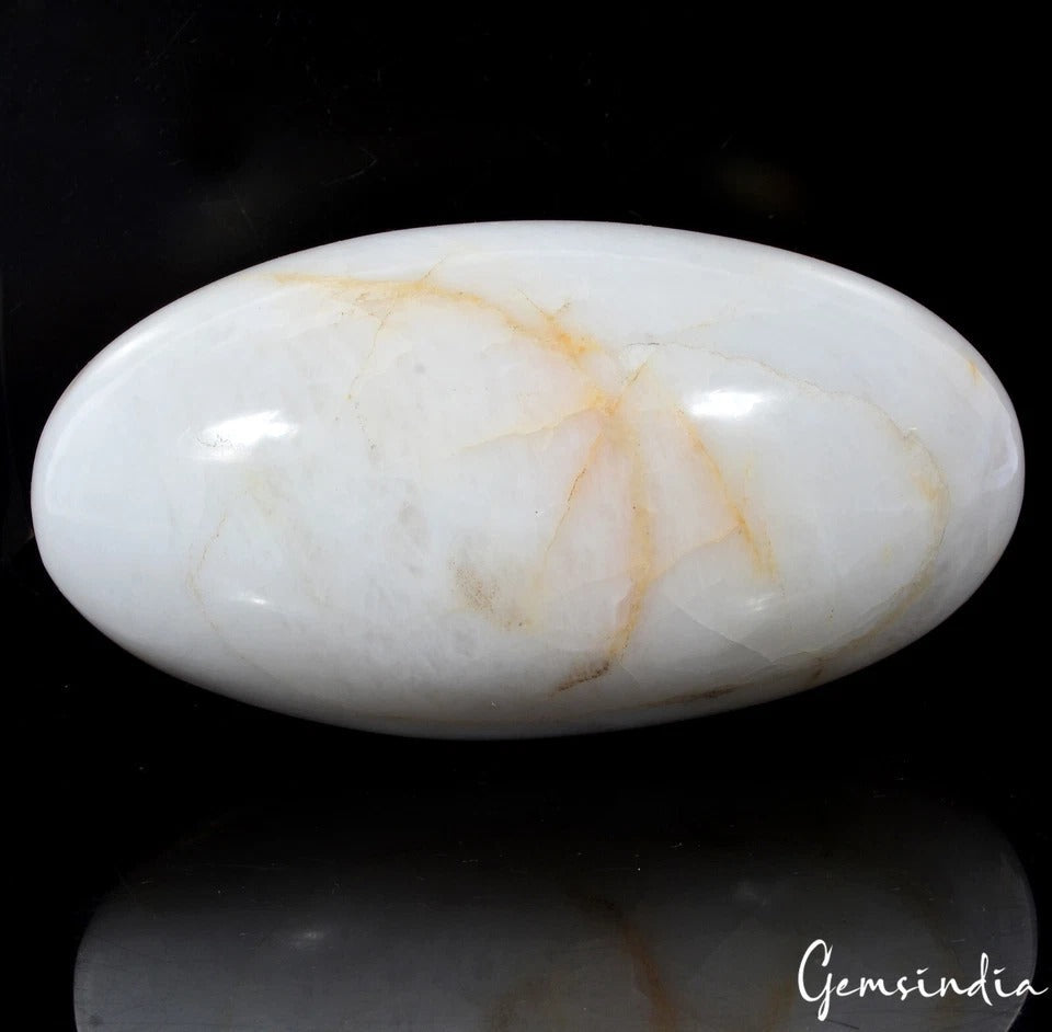2 Kg Natural White Untreated Calcite Egg Shape Oval Cab Healing Mineral Huge Gem