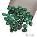 Brazilian Emerald Lot, Cabochon, Color Enhanced, Green — 32 Pieces, 13mm to 20mm, 360 Ct, Brazil