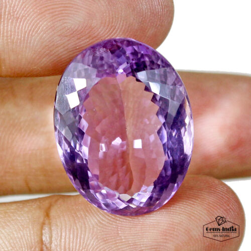 Amethyst Loose Gemstone, Untreated — 26x19x13 mm, 43.50 Ct, Brazil