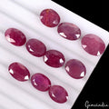 65.70 Ct Natural Ruby Mozambique Top Red Oval Cut Huge Loose Gemstones~14mm-15mm