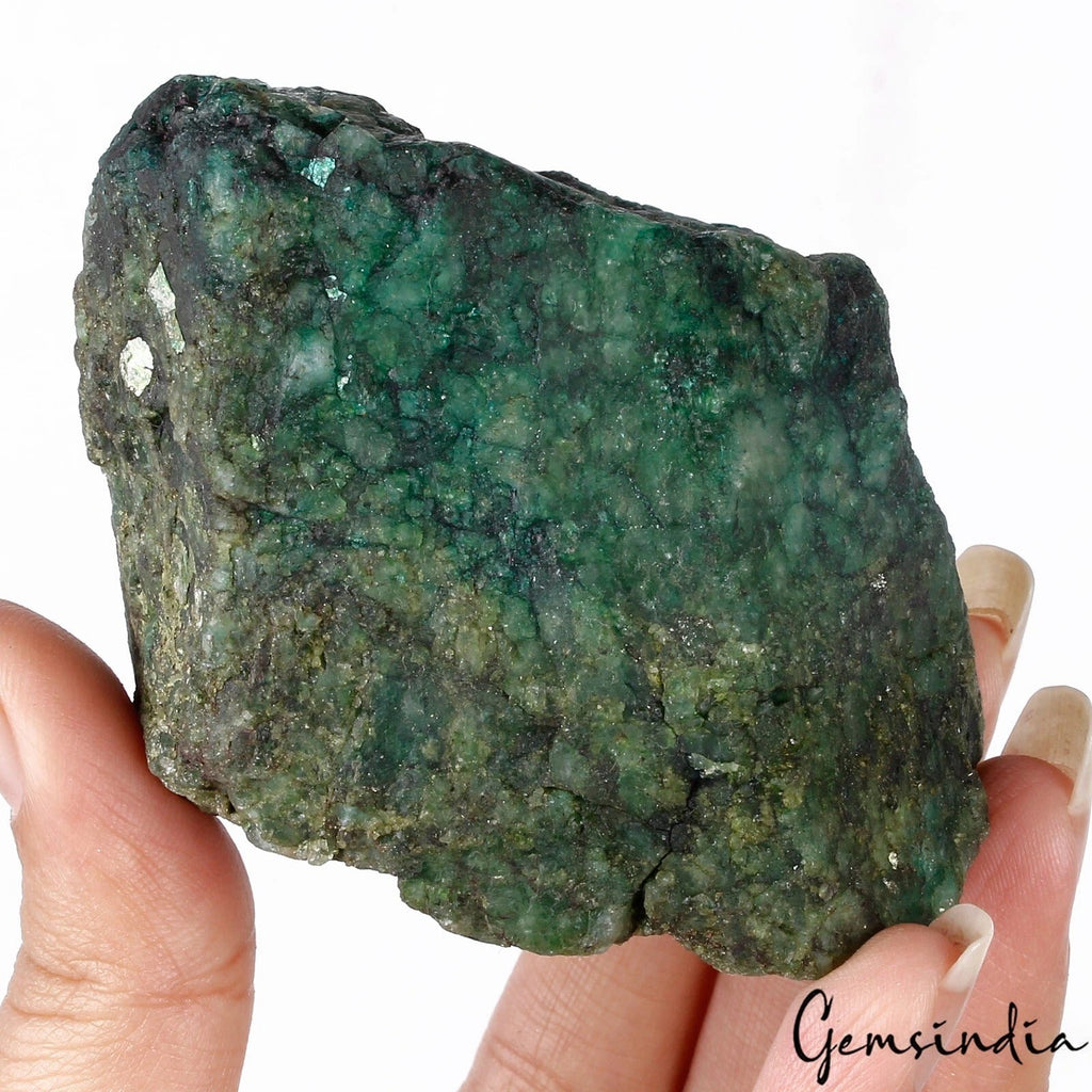 1200 Ct Natural Brazilian Green Emerald Raw Rough Rock Crystal Minerals Huge Gem