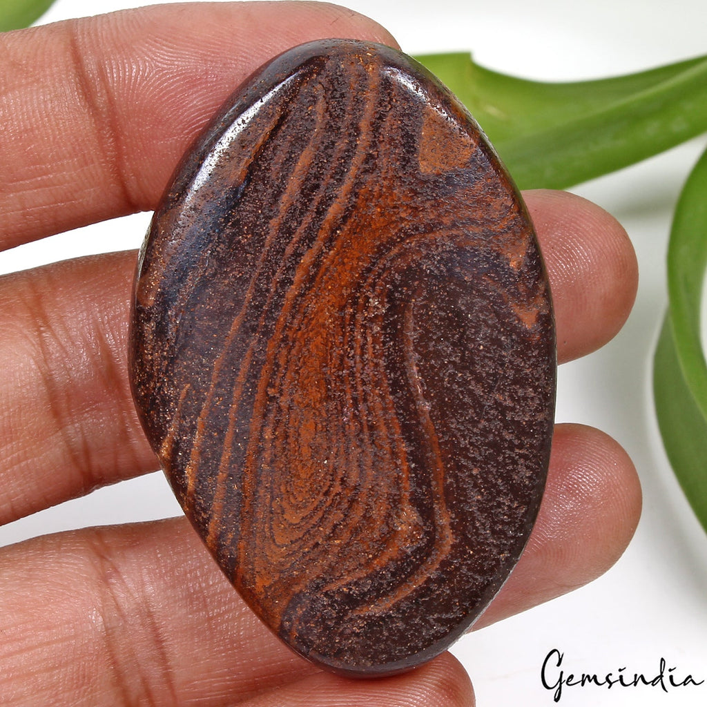 195.50 Ct Free Form Cabochon Natural Winton Matrix Boulder Opal - Queensland Gem