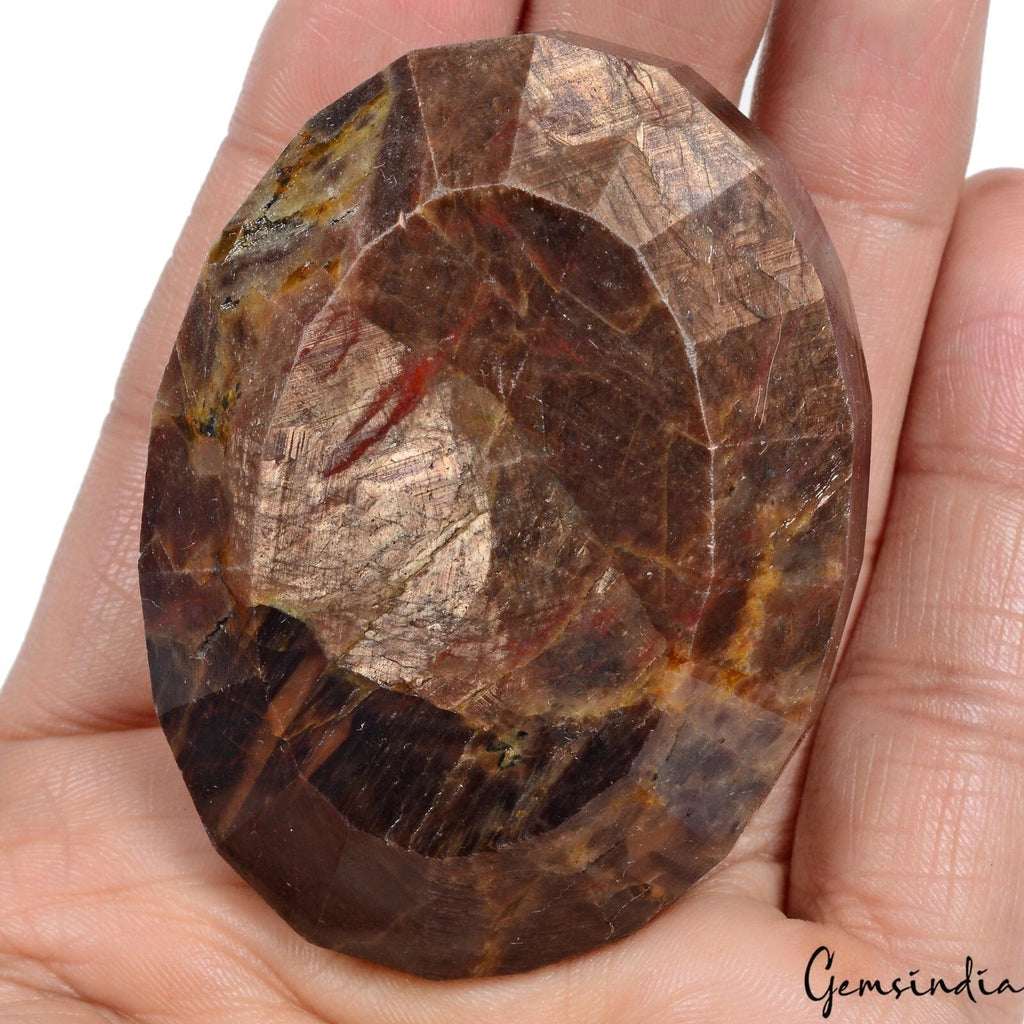 Certified 960 Ct Natural Untreated Golden Brown Sapphire Oval Cut Huge Loose Gem