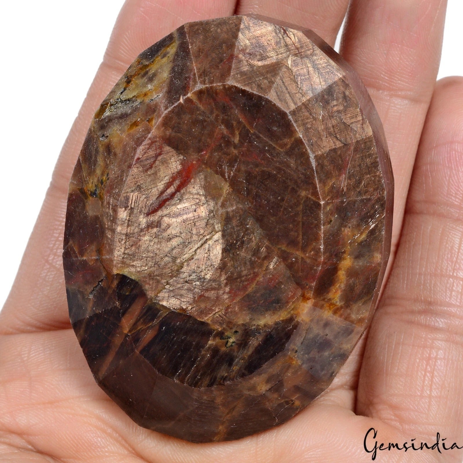 Certified 960 Ct Natural Untreated Golden Brown Sapphire Oval Cut Huge Loose Gem