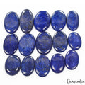 1000 Cts/15 Pcs Natural Blue Lapis Lazuli Gold Flecks Oval Loose Wholesale Gems