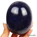 African Blue Sapphire Cabochon, Color Enhanced — 89x69x42 mm, 2445 Ct, Madagascar