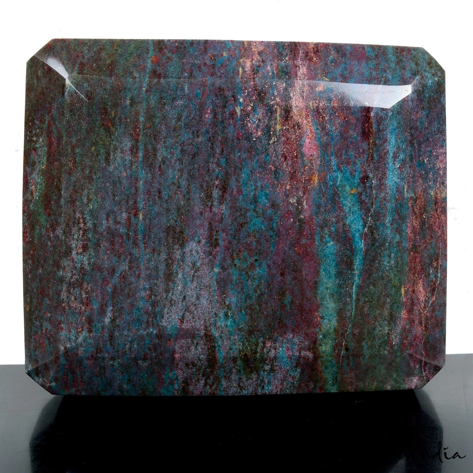 6.2 Kilo Natural Ruby Kyanite Octagon Cut Untreated Collector Grade Gemstone