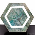 2 Kg Natural Brazilian Green Emerald Hexagon Cut Loose Earth mined Huge Size Gem