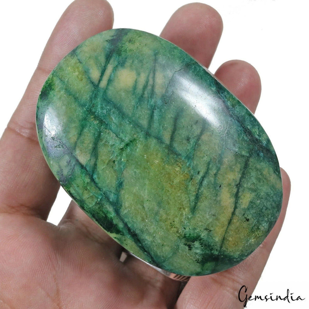 1220 Ct Natural Brazilian Green Emerald Oval Cab Huge Earth Mined Loose Gemstone