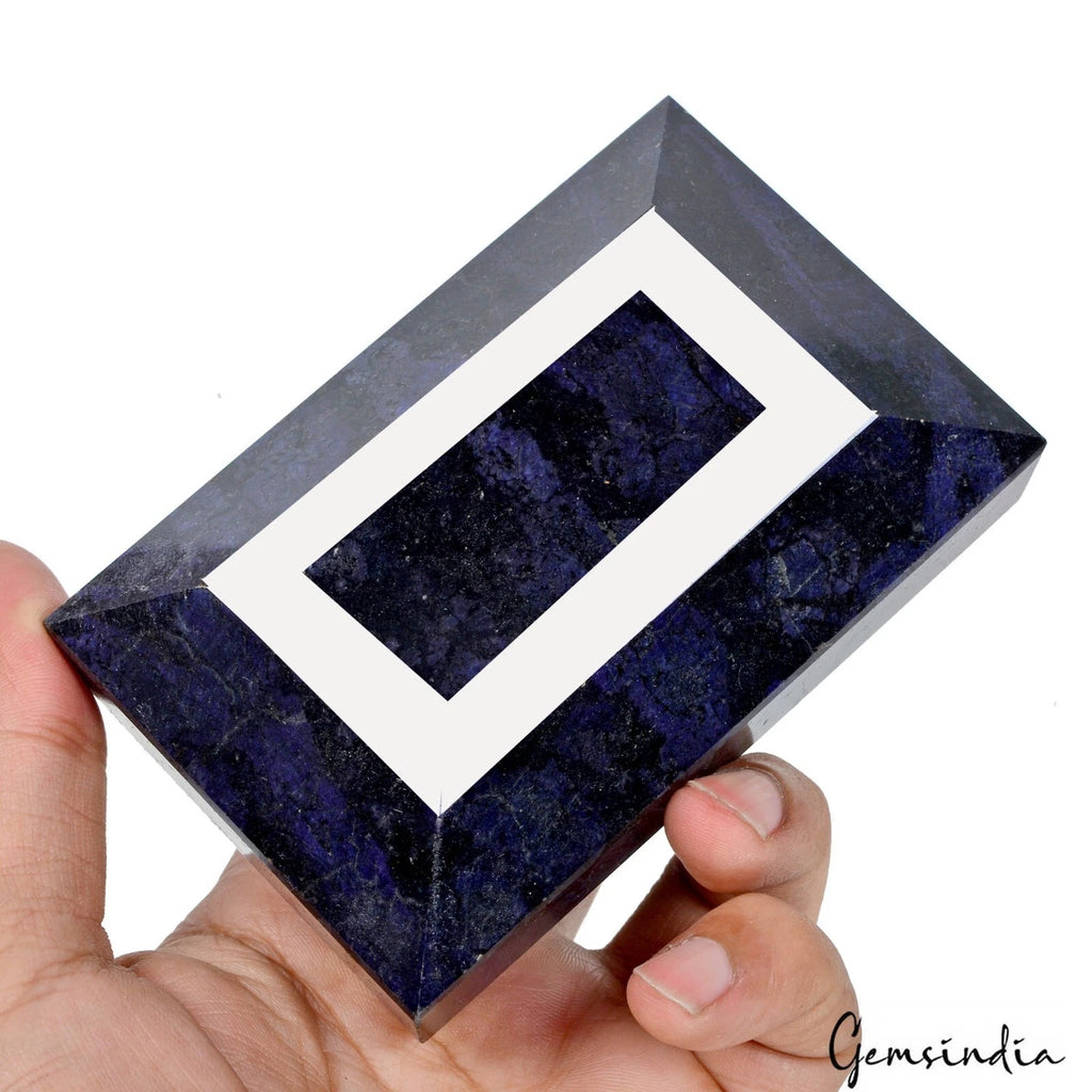 Blue Sapphire Loose Gemstone, Color Enhanced — 107x65x52 mm, 5000 Ct (1 Kg), Africa