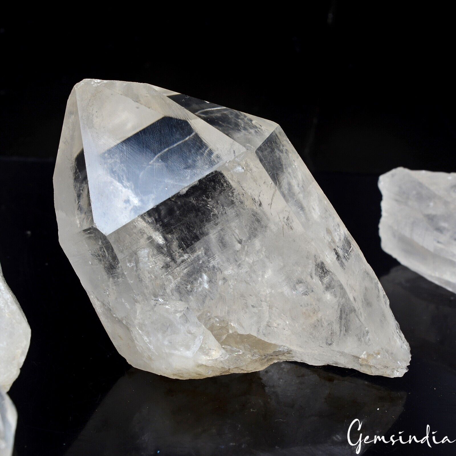 8 White Quartz Points Raw Natural Crystal Stone Healing Reiki Charged 770 Gram
